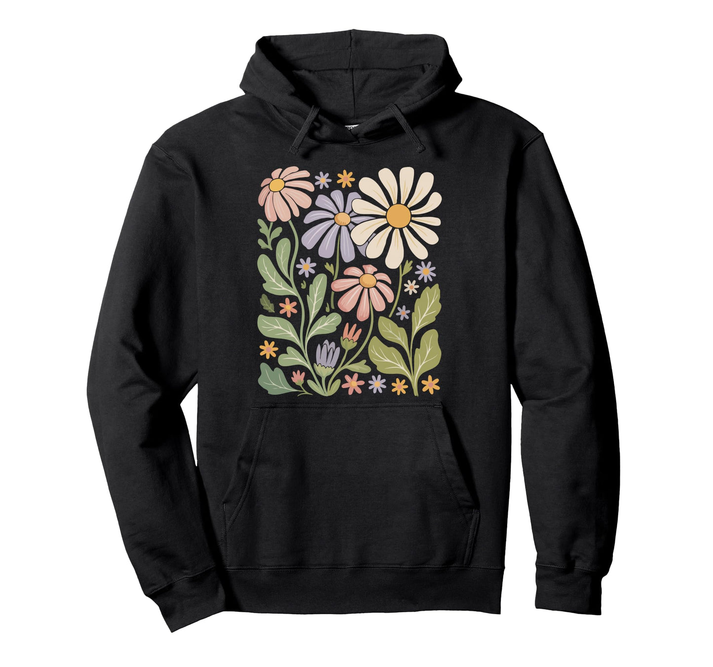 Wildflowers Flowers Pattern Summer Hoodie - Fun Novelty Design Unisex - T-Shirt, Sweatshirt, Hoodie