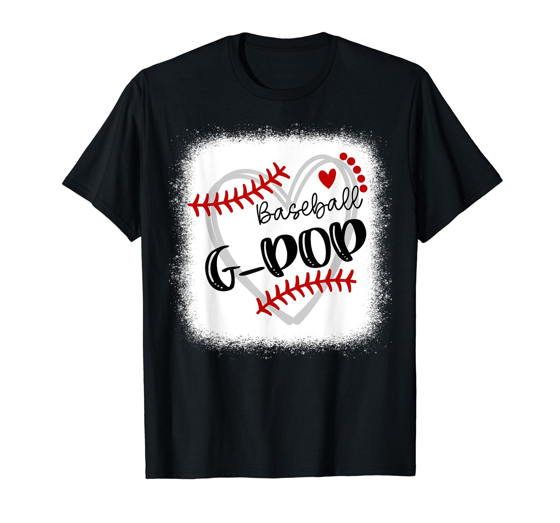 Personalized Baseball Heart G Pop T-Shirt - Aesthetic Graphic for Adults - T-Shirt, Sweatshirt, Hoodie