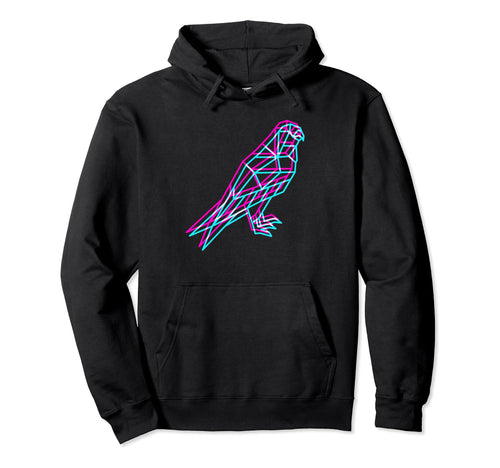 Aesthetic Polygon Bald Eagle Soft Hoodie - Casual Everyday Wear for Adults - T-Shirt, Sweatshirt, Hoodie