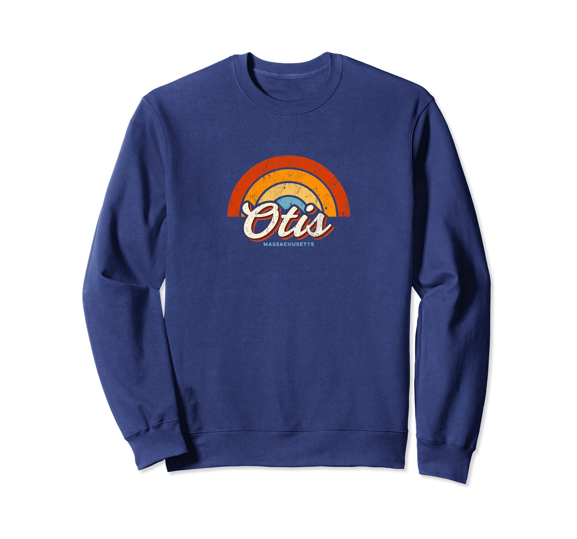 Otis Massachusetts Ma Rainbow 70S Sweatshirt - Novelty Apparel Men Women - T-Shirt, Sweatshirt, Hoodie