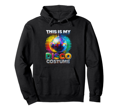 This Is My Disco Costume Rainbow Hoodie - Aesthetic Graphic for Adults - T-Shirt, Sweatshirt, Hoodie