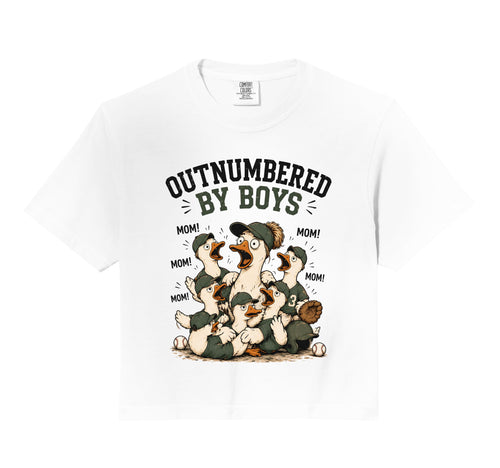 Outnumbered Funny Mama Mom Goose T-Shirt - Trendy Graphic for Adults - T-Shirt, Sweatshirt, Hoodie