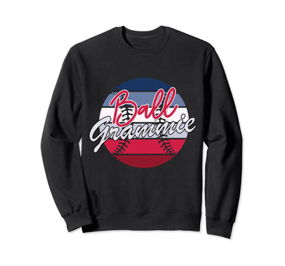 Ball Grammie Baseball Softball Sweatshirt - Unique Graphic for Adults - T-Shirt, Sweatshirt, Hoodie