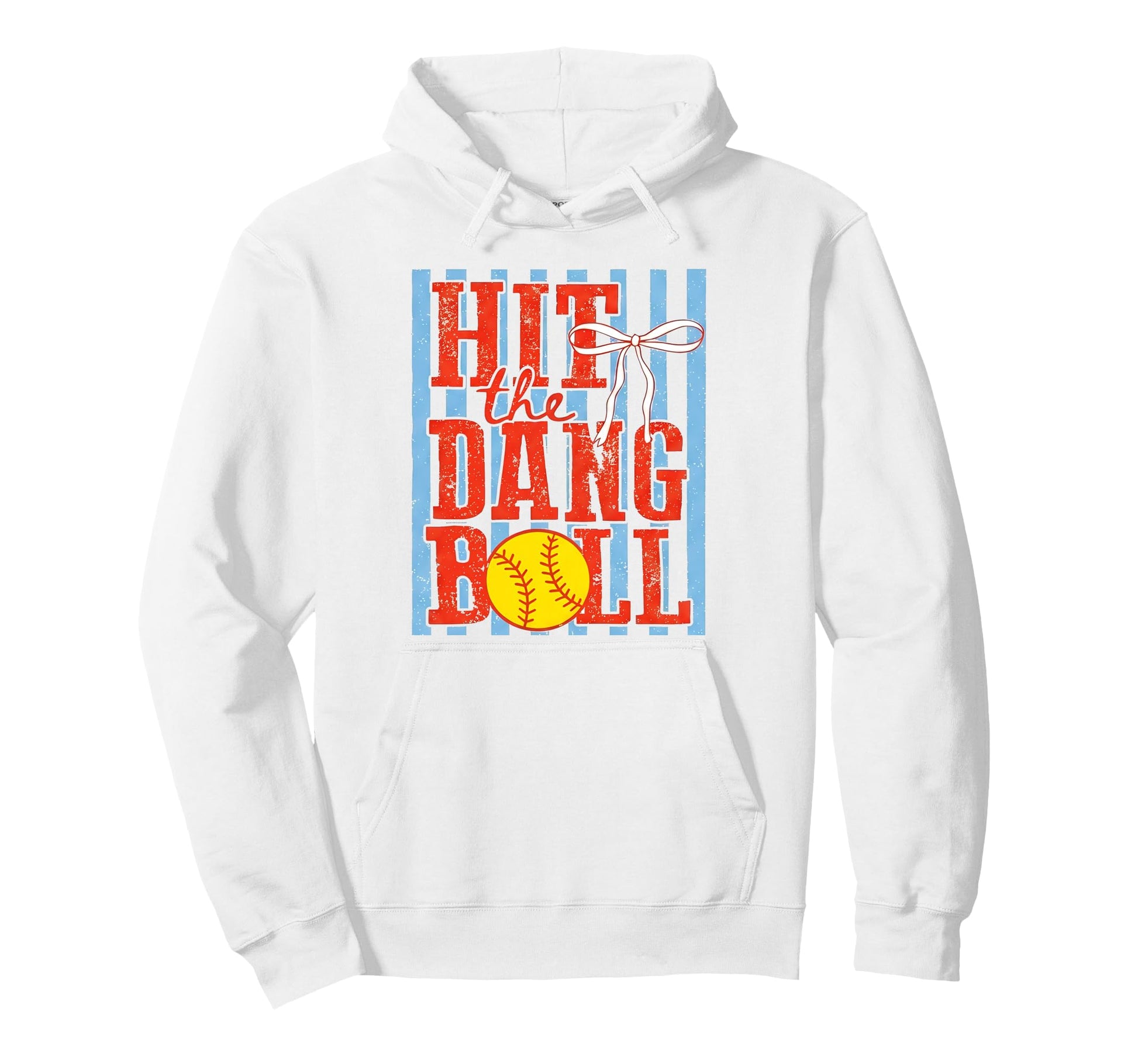 Softball Mom Outfit Bow Hit Dang Ball Hoodie - Streetwear Style Men Women - T-Shirt, Sweatshirt, Hoodie
