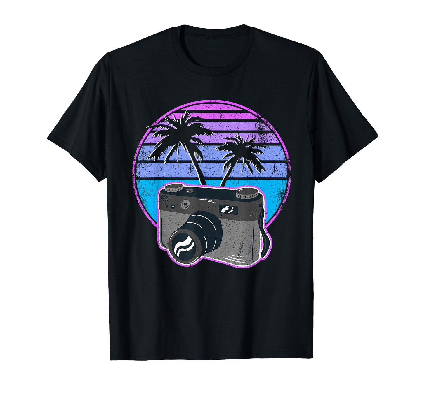 Photographer Vaporwave Camera T-Shirt - Fun Novelty Design Unisex - T-Shirt, Sweatshirt, Hoodie