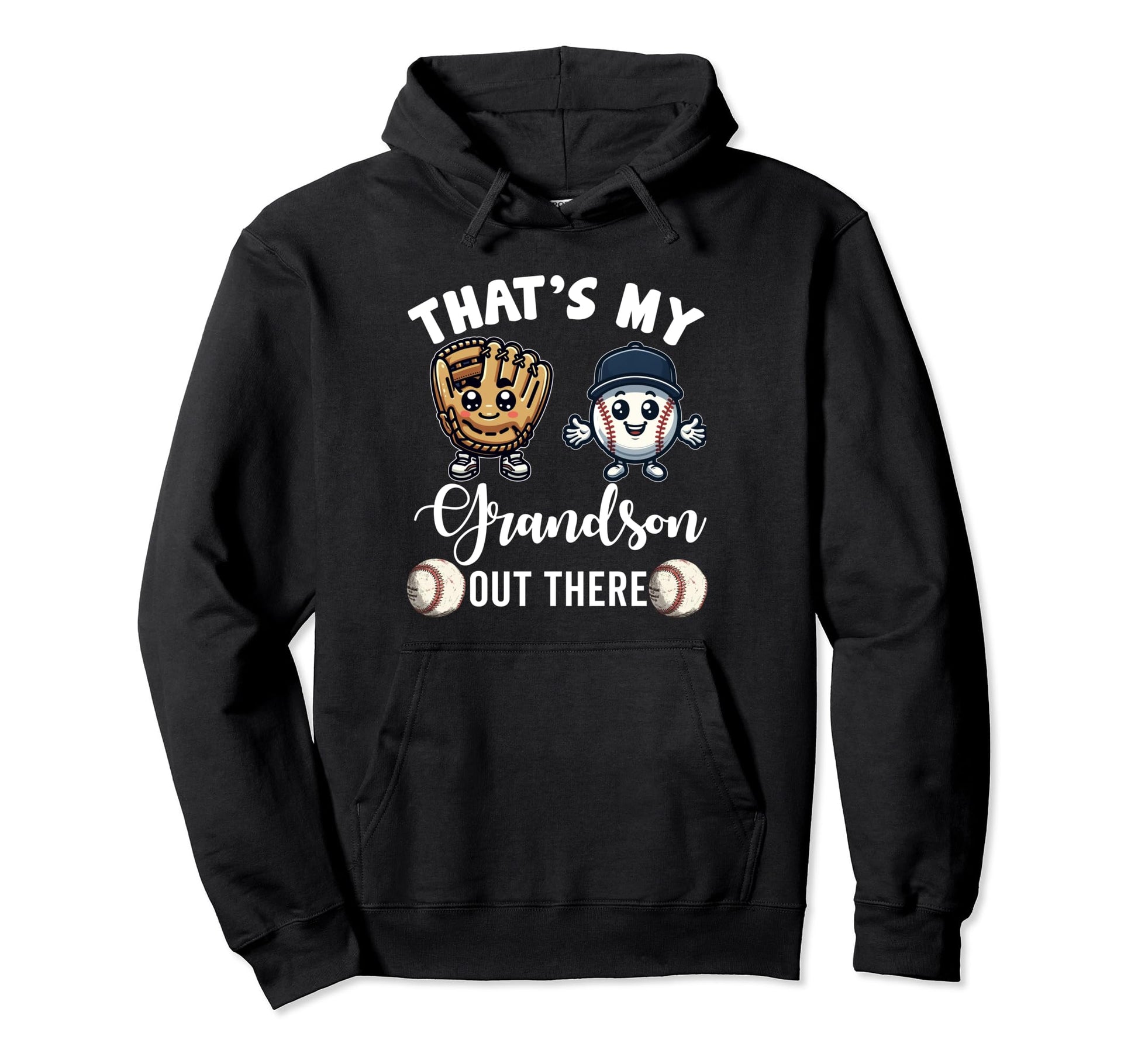 Thats My Grandson Out There Hoodie - Casual Everyday Wear for Adults - T-Shirt, Sweatshirt, Hoodie