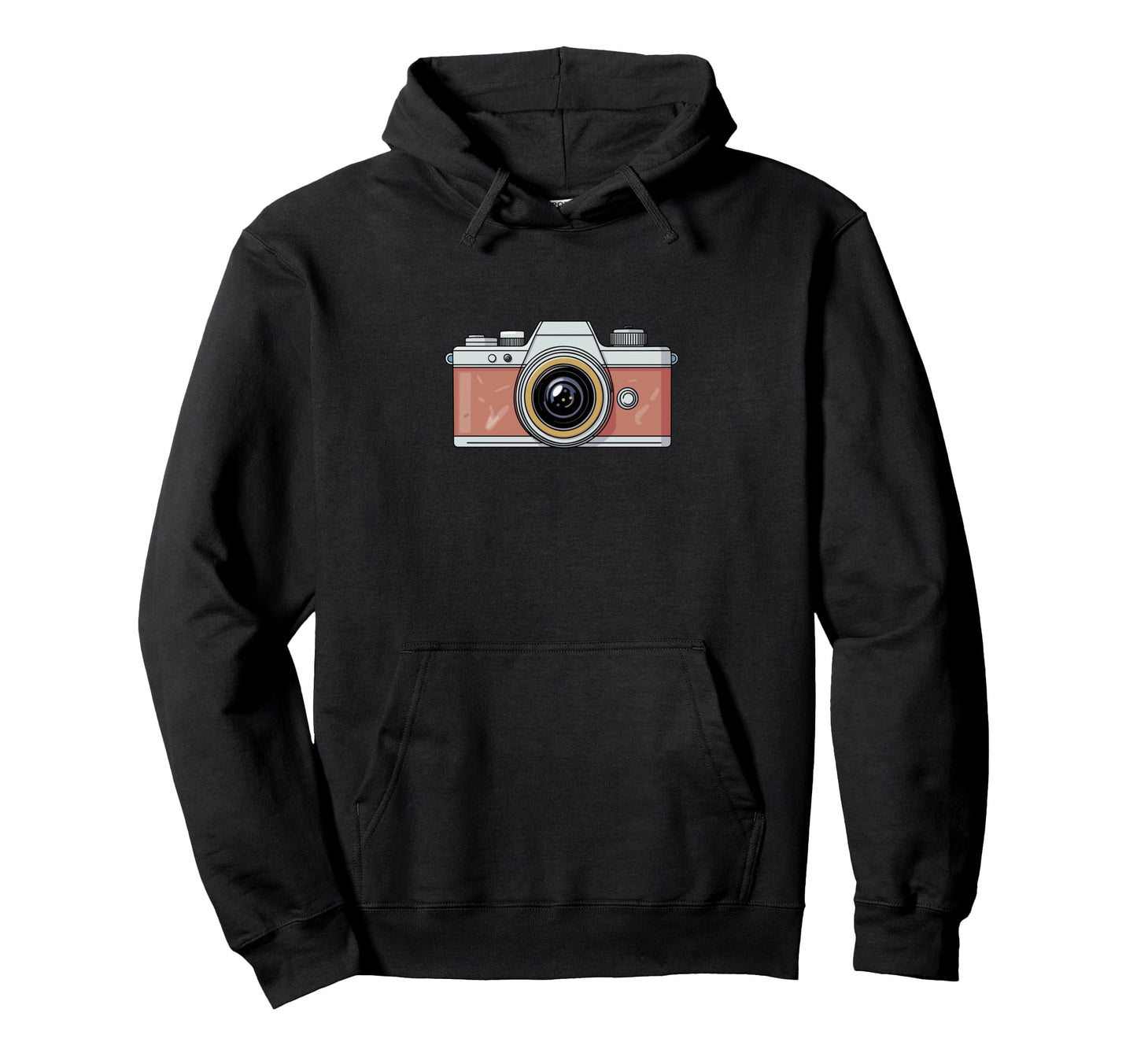 Photographer Camera Illustration Hoodie - Novelty Apparel Men Women - T-Shirt, Sweatshirt, Hoodie