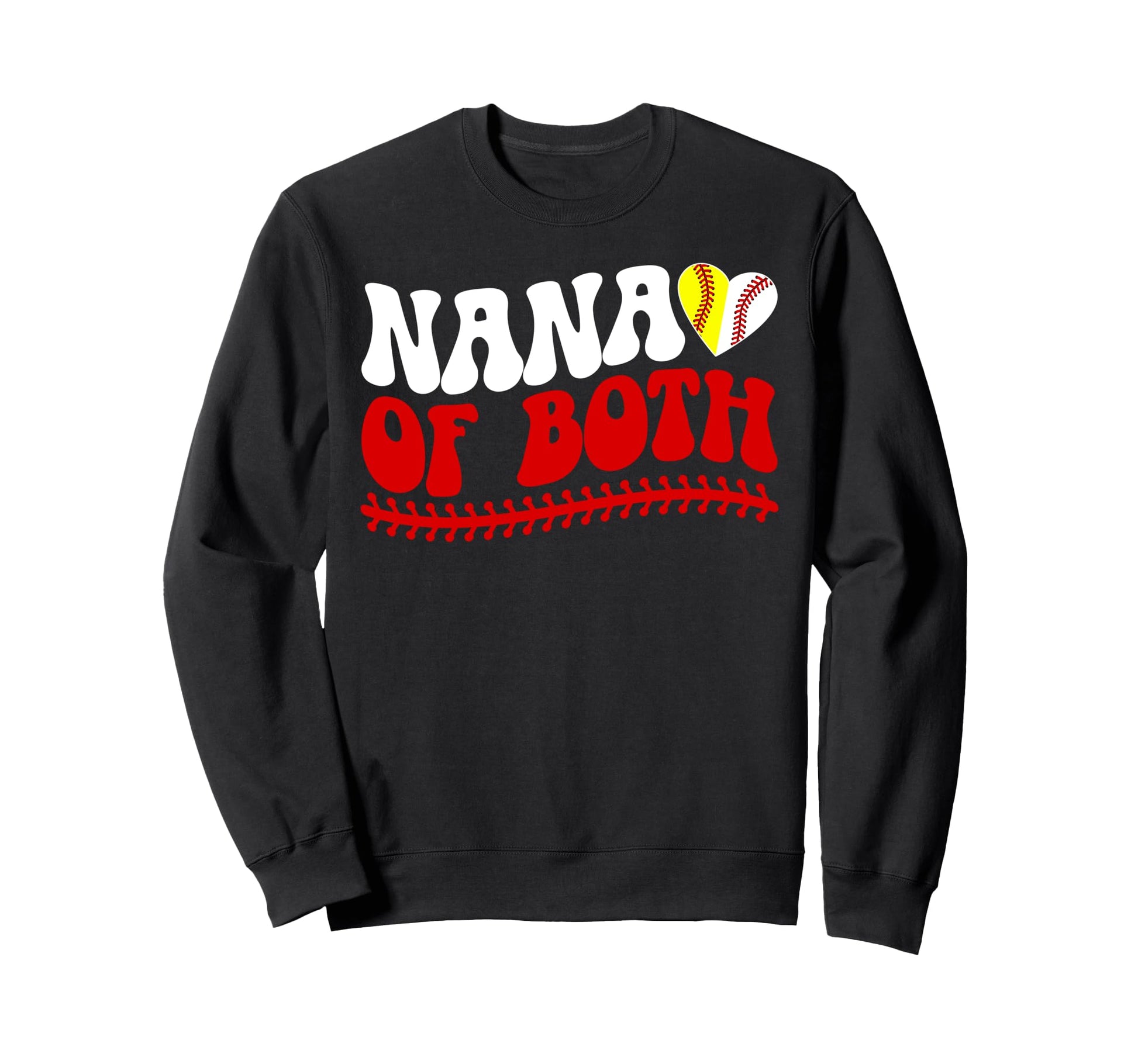 Nana Both Groovy Baseball Softball Sweatshirt - Streetwear Style Men Women - T-Shirt, Sweatshirt, Hoodie