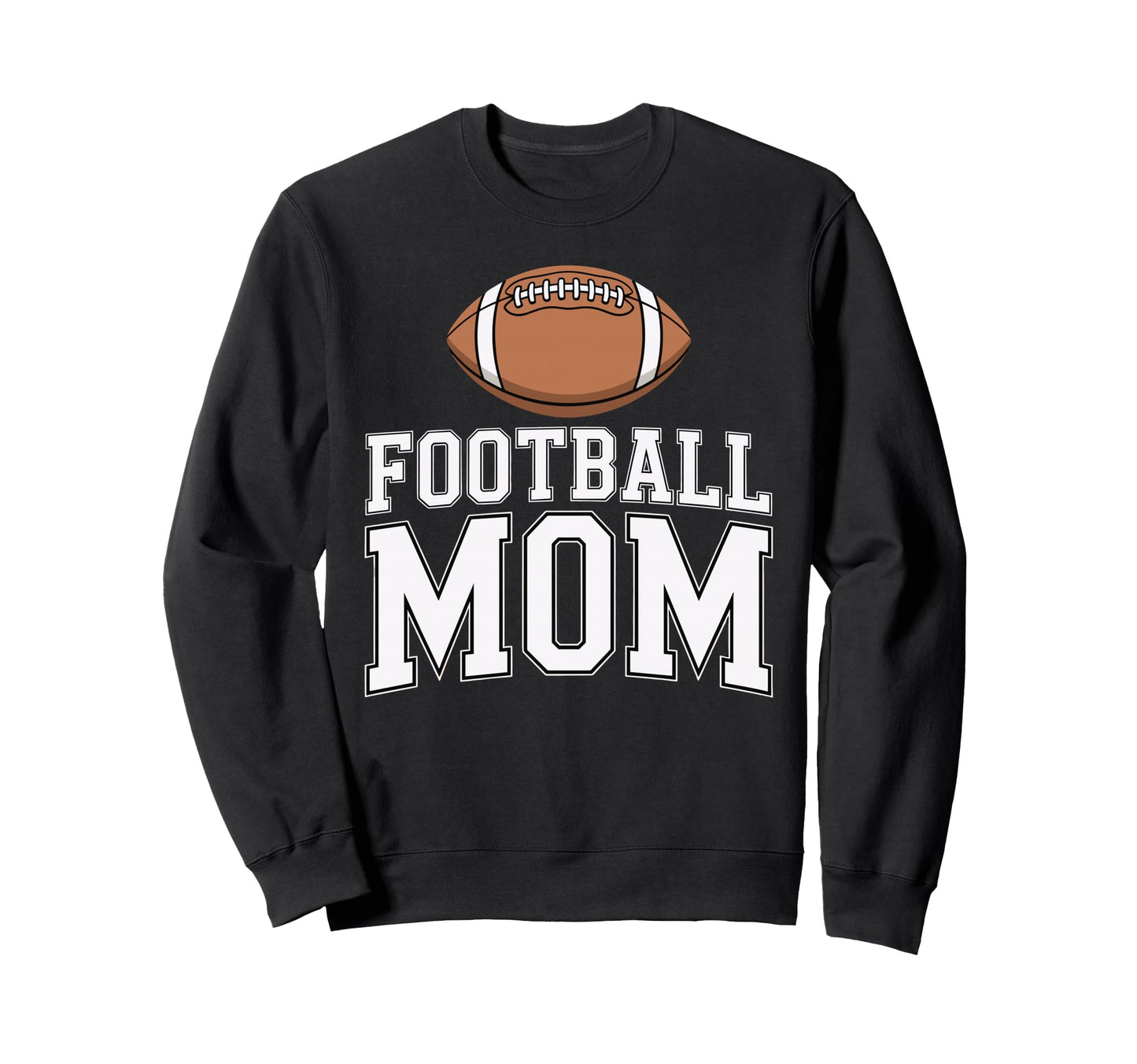 Football Mom Team Spirit Game Day Sweatshirt - Trendy Graphic for Adults - T-Shirt, Sweatshirt, Hoodie