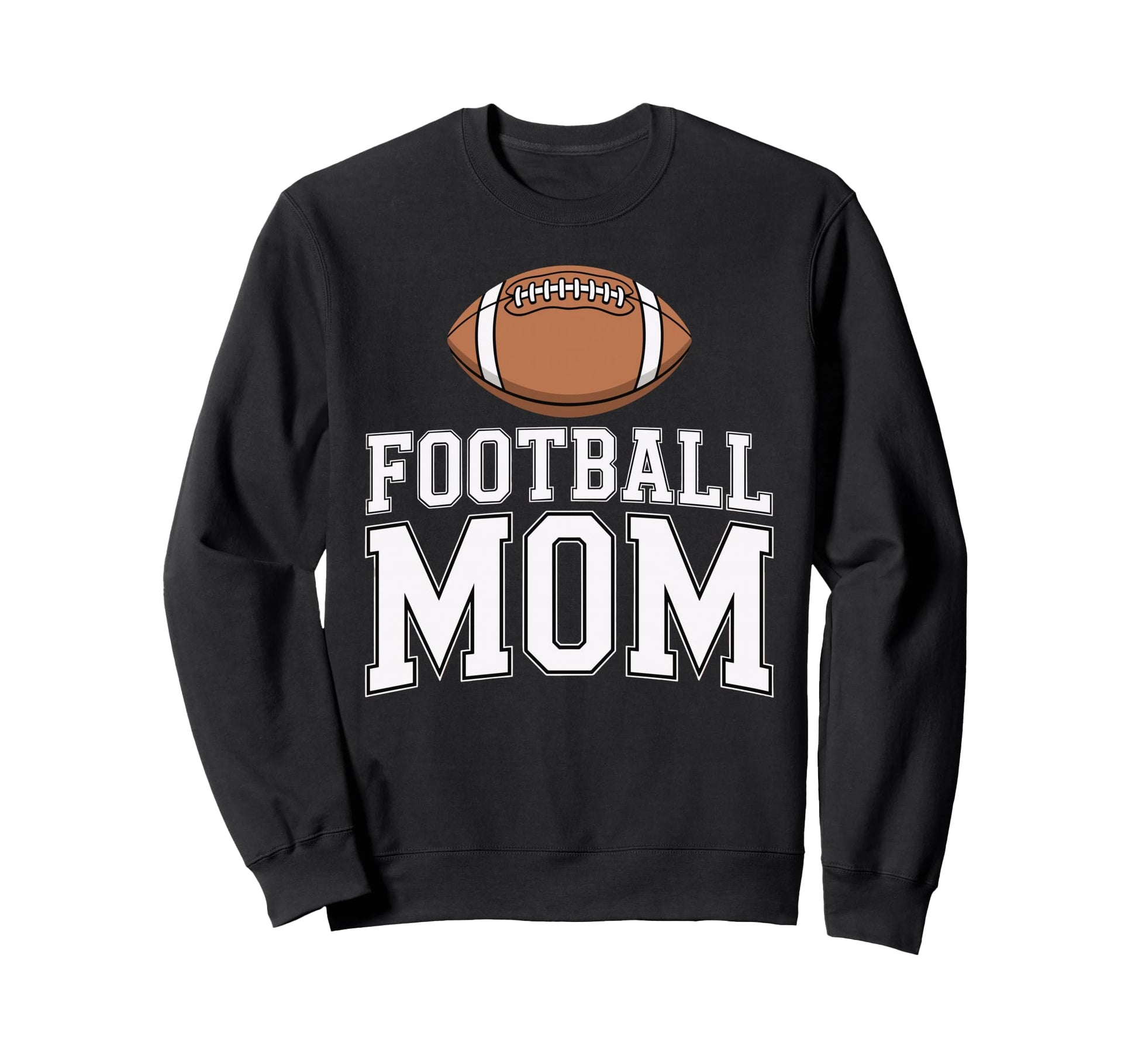 Football Mom Team Spirit Game Day Sweatshirt - Trendy Graphic for Adults - T-Shirt, Sweatshirt, Hoodie