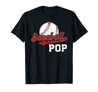 Baseball Pop Grandpa Pop Baseball T-Shirt - Fun Novelty Design Unisex - T-Shirt, Sweatshirt, Hoodie