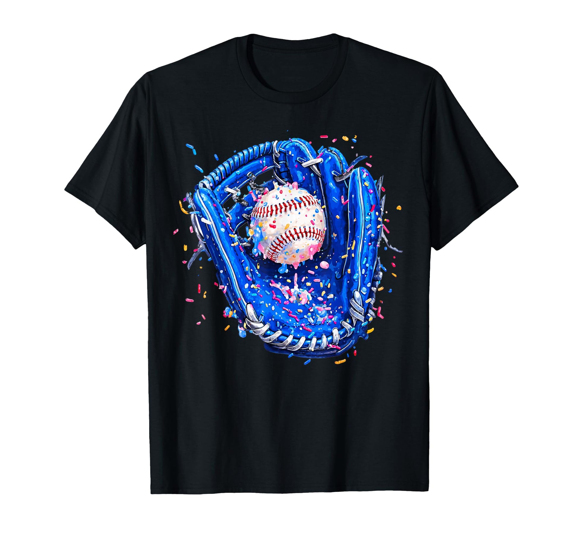 Baseball Ice Cream Baseballs Stuff T-Shirt - Minimalist Print for Adults - T-Shirt, Sweatshirt, Hoodie