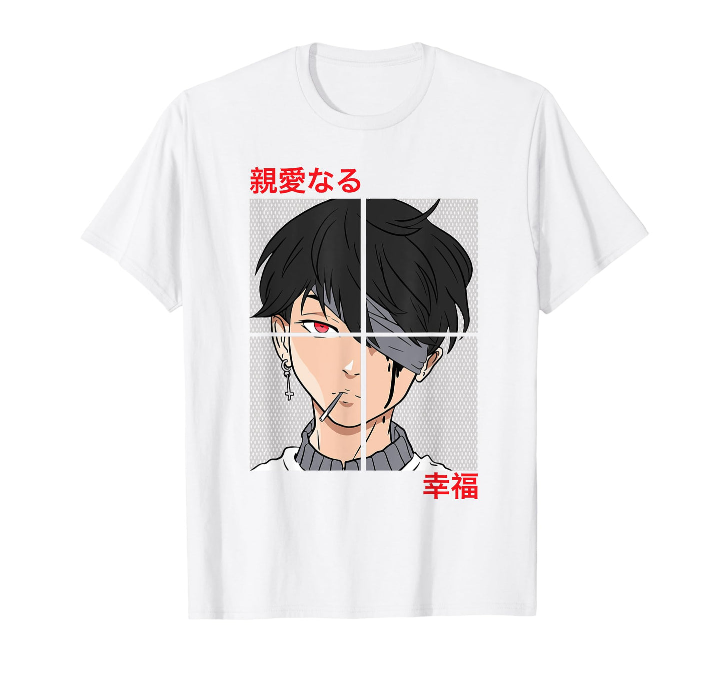 90S Anime Aesthetic Anime Japanese T-Shirt - Graphic Print for Adults - T-Shirt, Sweatshirt, Hoodie