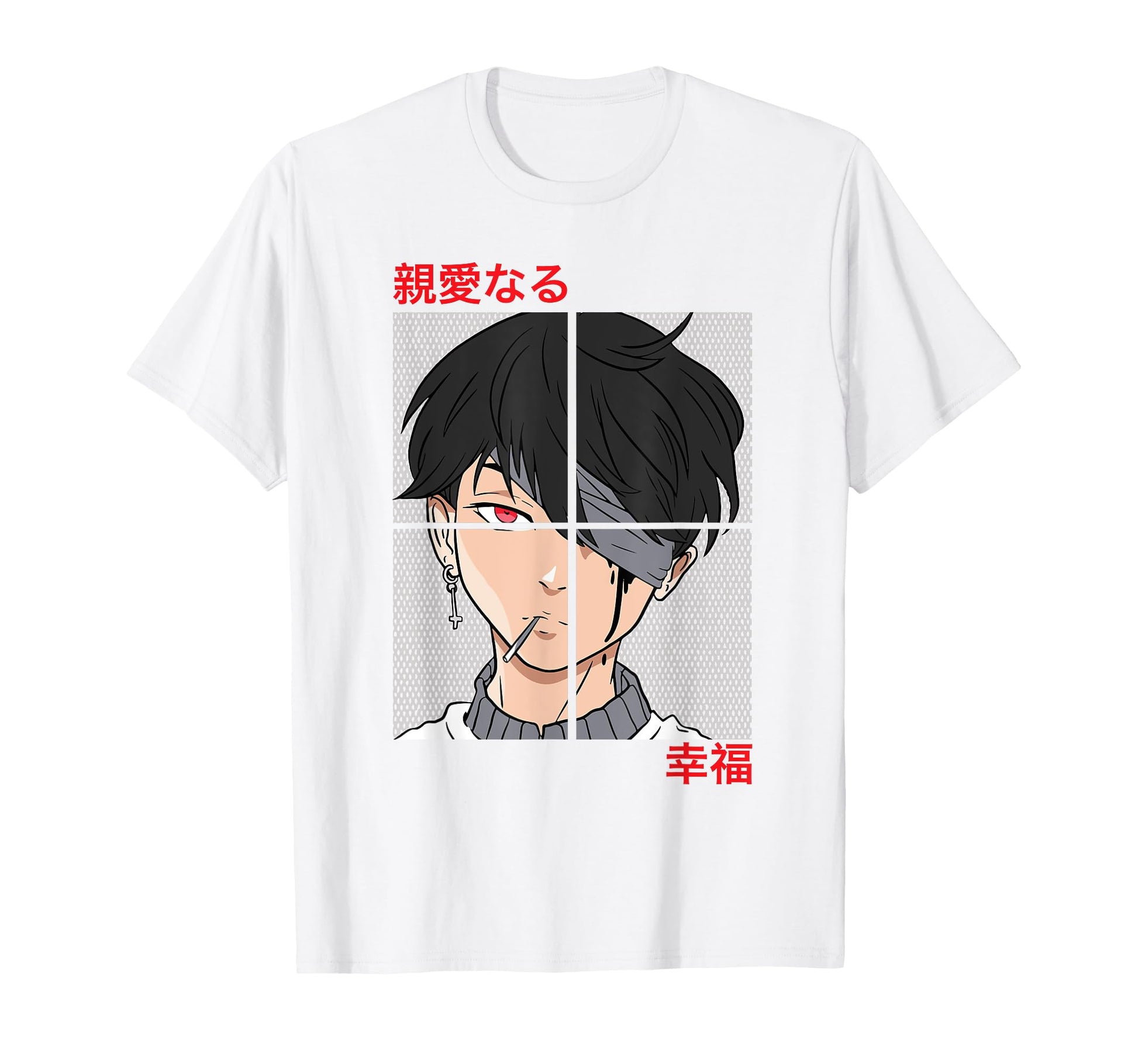 90S Anime Aesthetic Anime Japanese T-Shirt - Graphic Print for Adults - T-Shirt, Sweatshirt, Hoodie