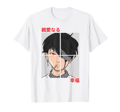 90S Anime Aesthetic Anime Japanese T-Shirt - Graphic Print for Adults - T-Shirt, Sweatshirt, Hoodie