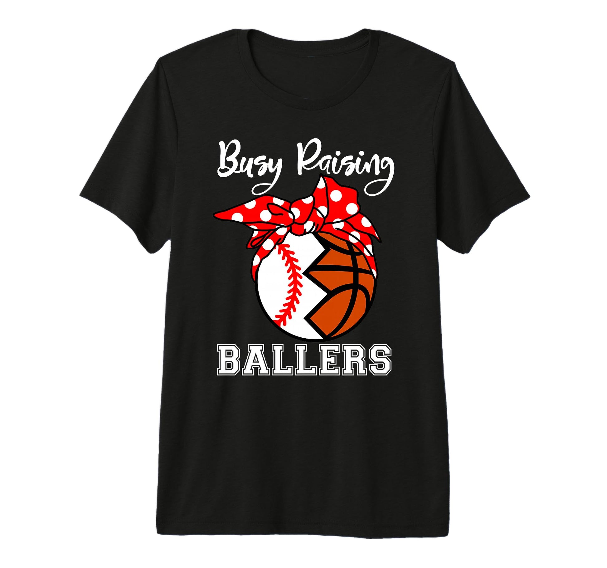 Busy Raising Ballers Funny Baseball T-Shirt - Trendy Graphic for Adults - T-Shirt, Sweatshirt, Hoodie