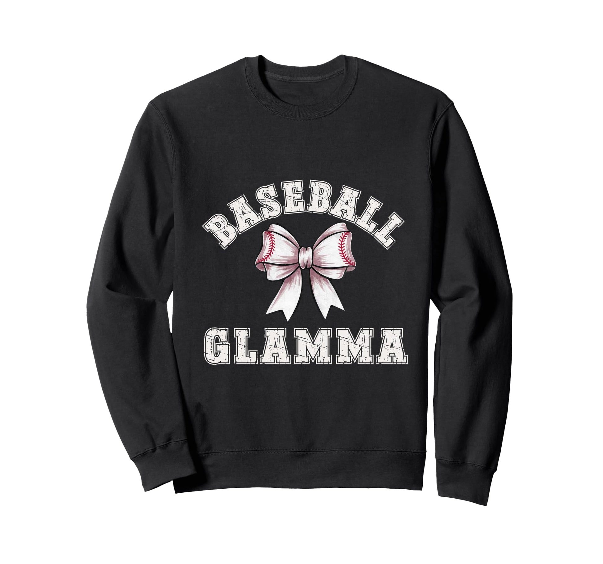 Coquette Baseball Glamma Bow Game Sweatshirt - Unique Graphic for Adults - T-Shirt, Sweatshirt, Hoodie
