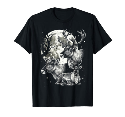Reindeer 90S Aesthetic Y2K T-Shirt - Casual Everyday Wear Men Women - T-Shirt, Sweatshirt, Hoodie