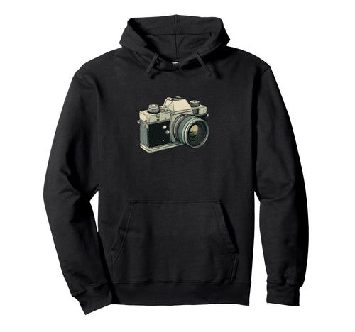 Photographer Film Camera Hoodie - Fun Novelty Design for Adults - T-Shirt, Sweatshirt, Hoodie