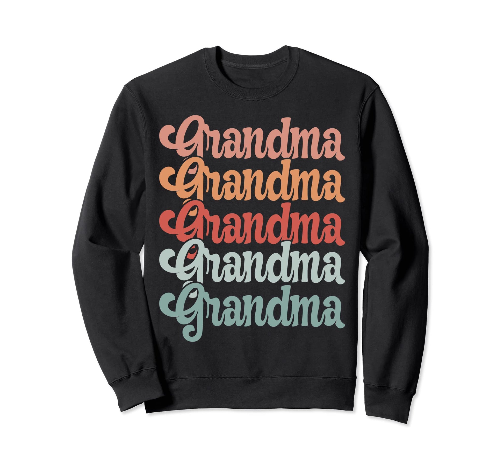 Hippie Grandma 70S Boho Sweatshirt - Novelty Apparel Unisex - T-Shirt, Sweatshirt, Hoodie