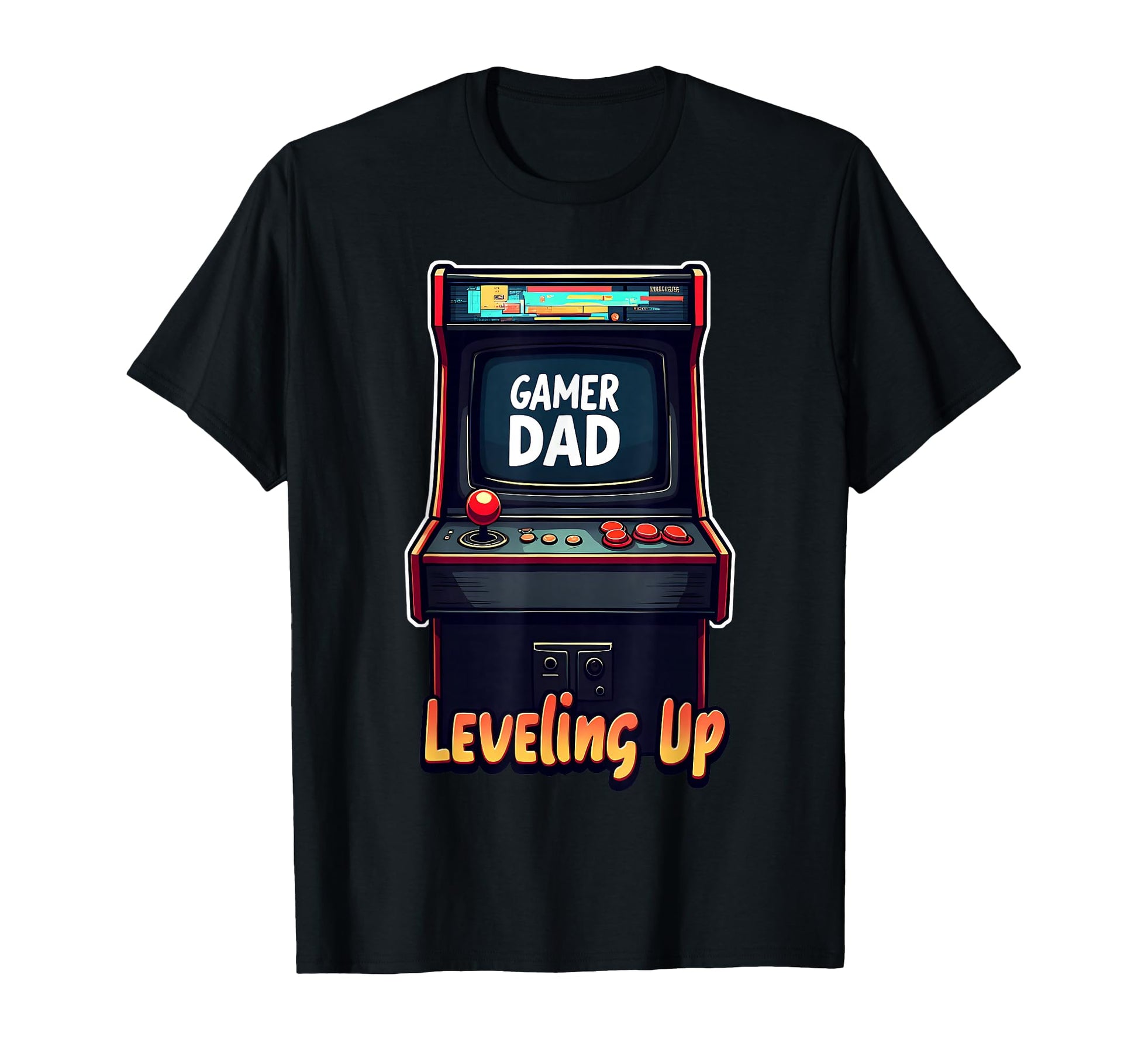 Fathers Day Gift Gamer Dad Leveling Up T-Shirt - Graphic Print Unisex - T-Shirt, Sweatshirt, Hoodie