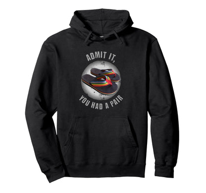 70S 80S Rainbow Flip Flops Throwback Hoodie - Custom Art Print for Adults - T-Shirt, Sweatshirt, Hoodie