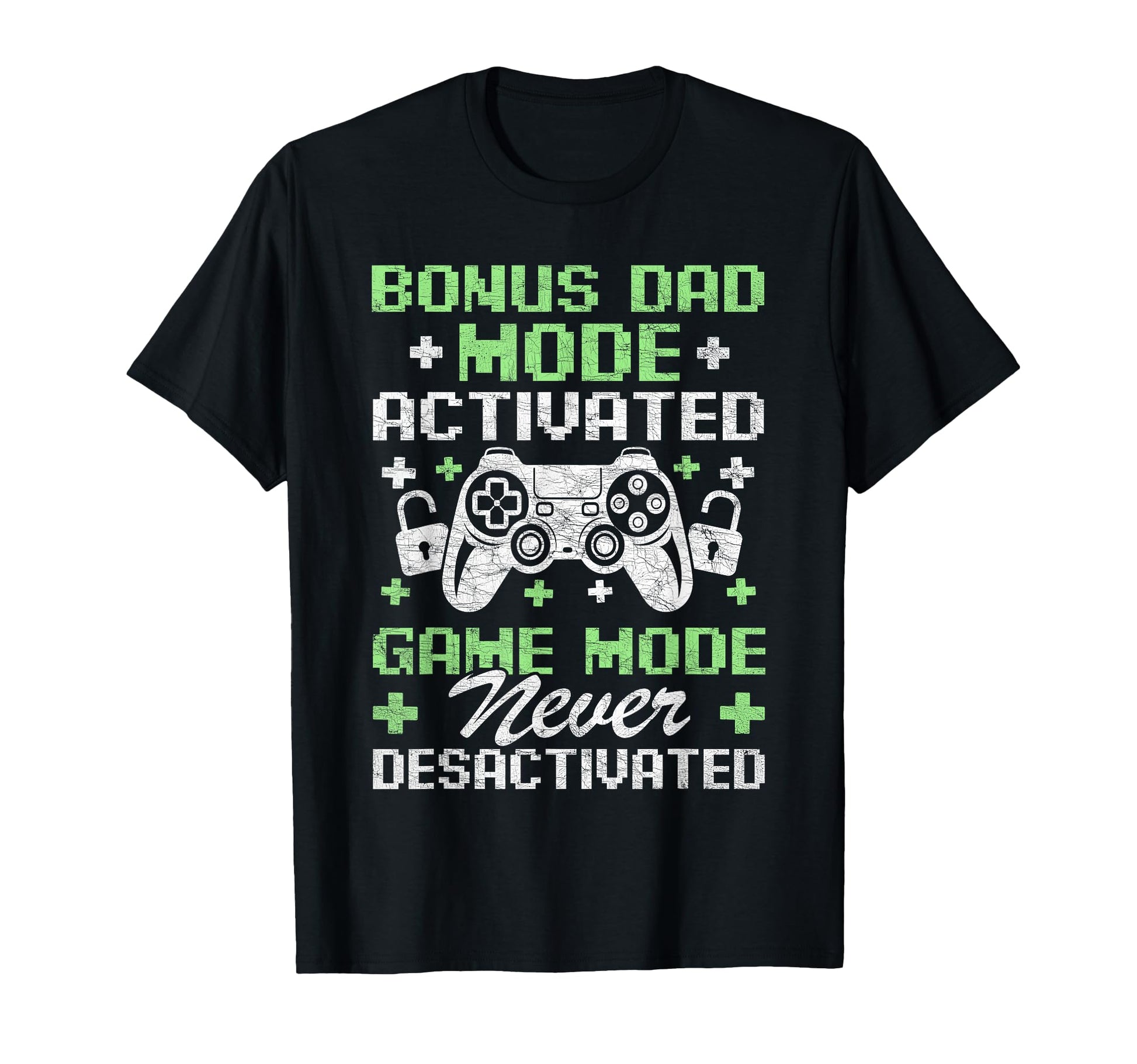 Gamer Stepdad Fathers Day Bonus Dad T-Shirt - Casual Everyday Wear Unisex - T-Shirt, Sweatshirt, Hoodie