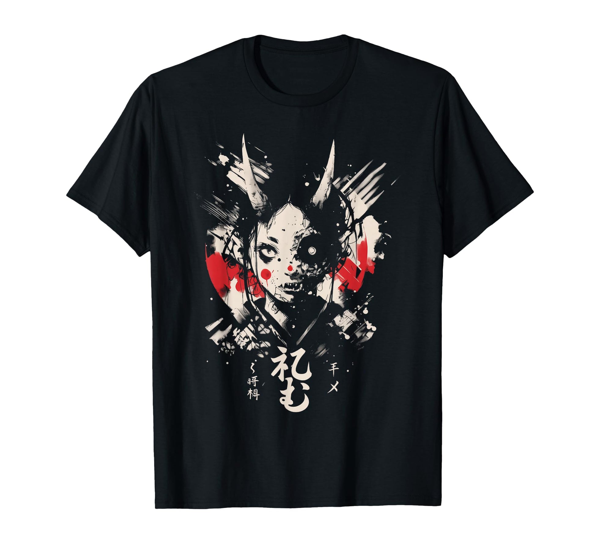 Goth Grunge Demon Anime Waifu Horror Alt T-Shirt - Graphic Print Men Women - T-Shirt, Sweatshirt, Hoodie