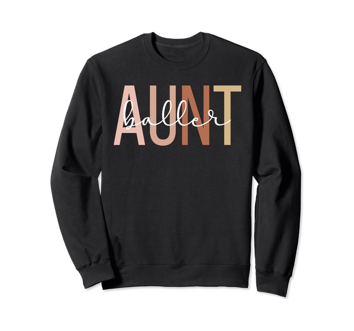 Baller Aunt Boho Softball Sweatshirt - Streetwear Style for Adults - T-Shirt, Sweatshirt, Hoodie