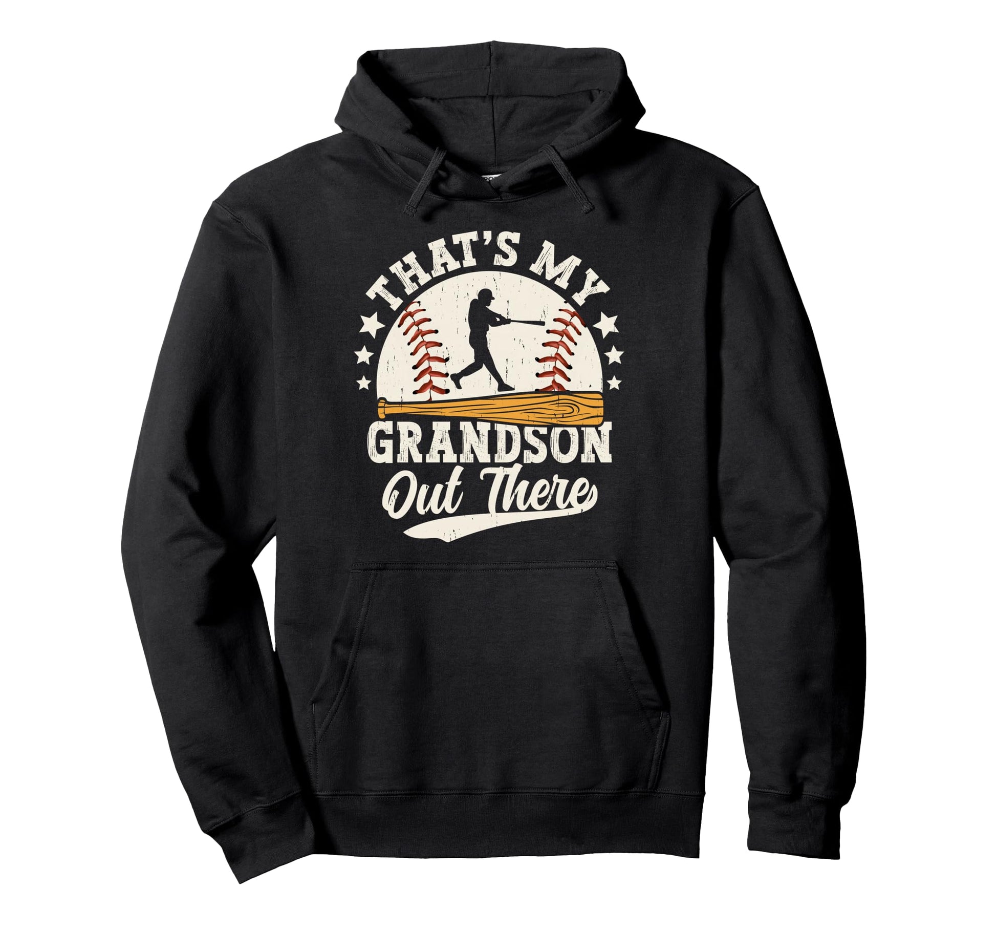 Baseball Grandma Grandpa Thats My Grandson Hoodie - Novelty Apparel Unisex - T-Shirt, Sweatshirt, Hoodie
