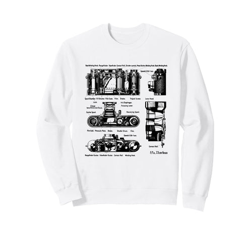 Low Aperture F1 9 Film Camera Sweatshirt - Casual Everyday Wear Men Women - T-Shirt, Sweatshirt, Hoodie