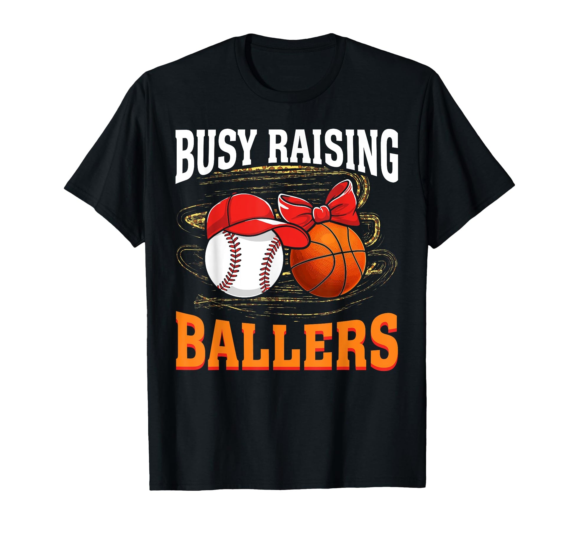 Busy Raising Ballers Baseball T-Shirt - Unique Graphic Men Women - T-Shirt, Sweatshirt, Hoodie