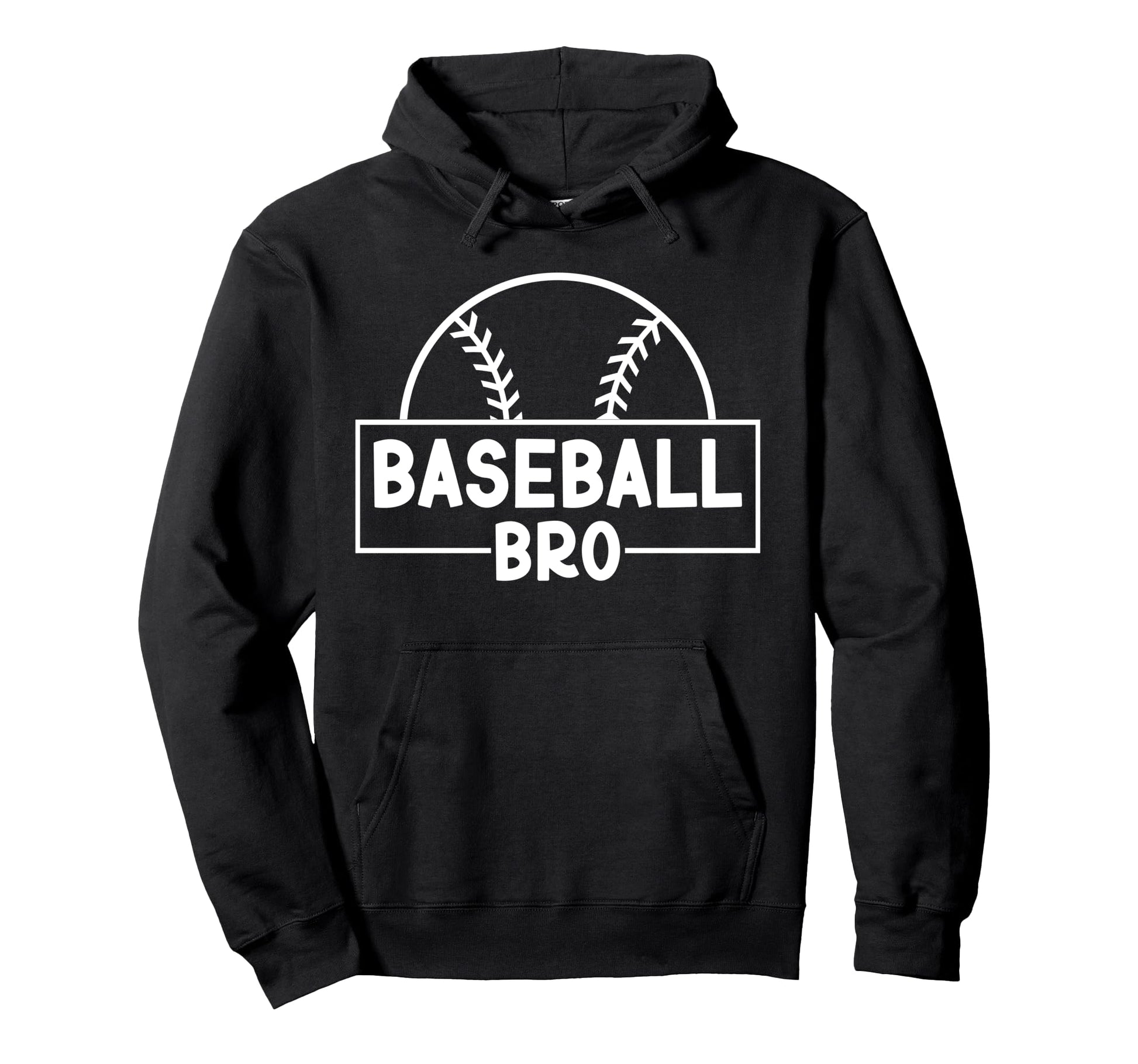 Baseball Bro Proud Baseball Hoodie - Casual Everyday Wear Men Women - T-Shirt, Sweatshirt, Hoodie