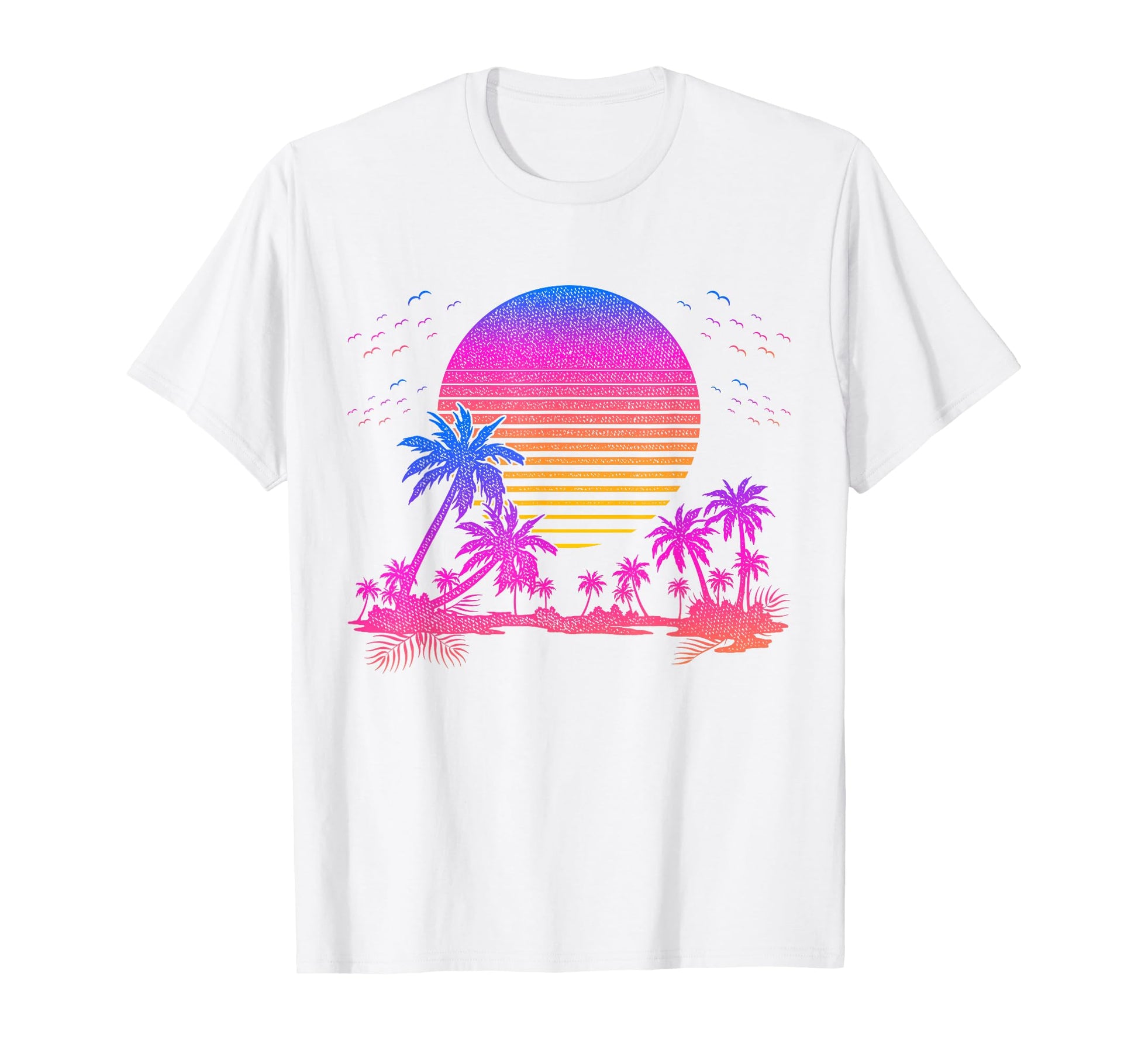 90S Vaporwave Art Palms 80S T-Shirt - Aesthetic Graphic for Adults - T-Shirt, Sweatshirt, Hoodie