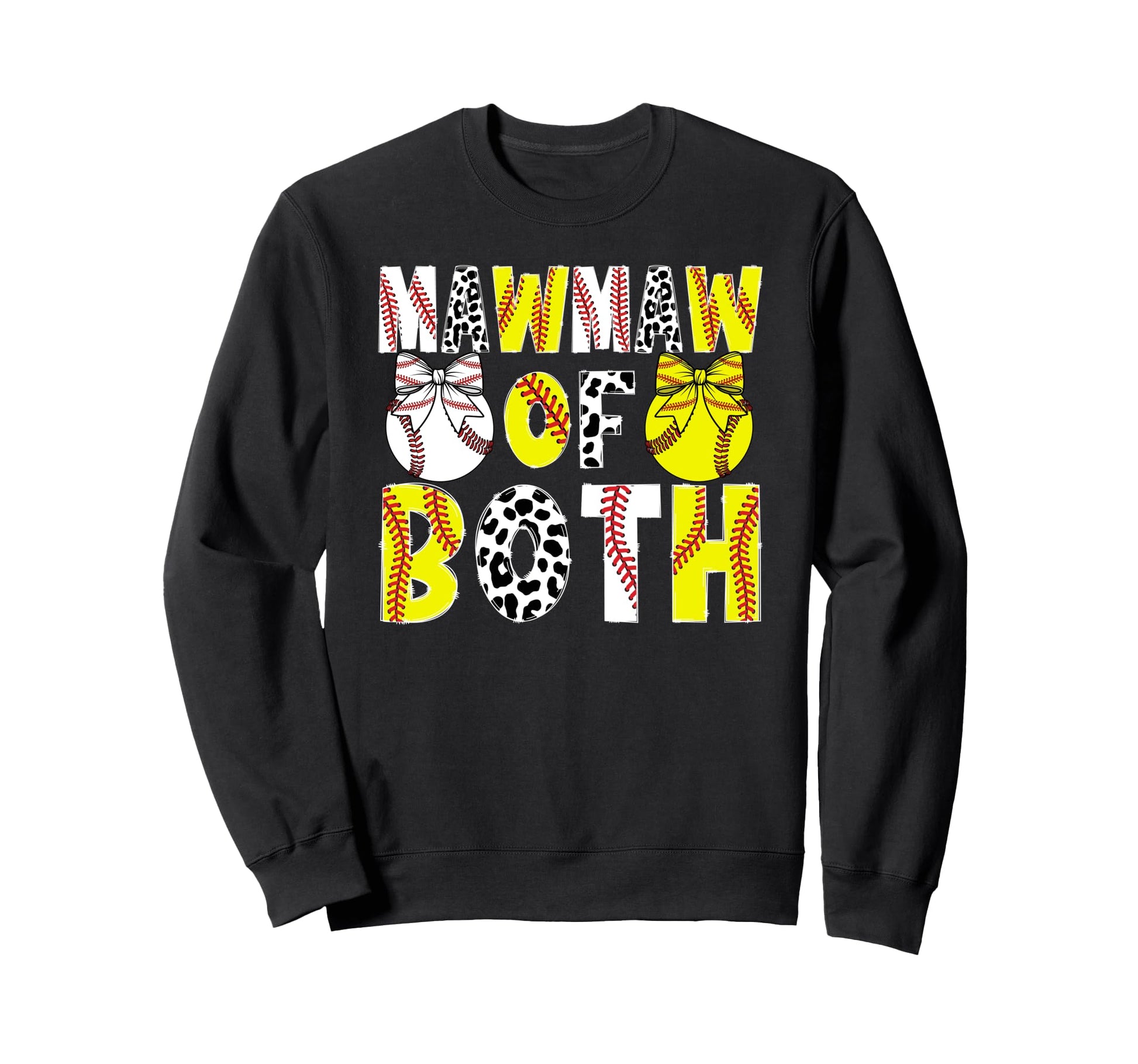 Mawmaw Both Proud Softball Baseball Sweatshirt - Novelty Apparel Men Women - T-Shirt, Sweatshirt, Hoodie
