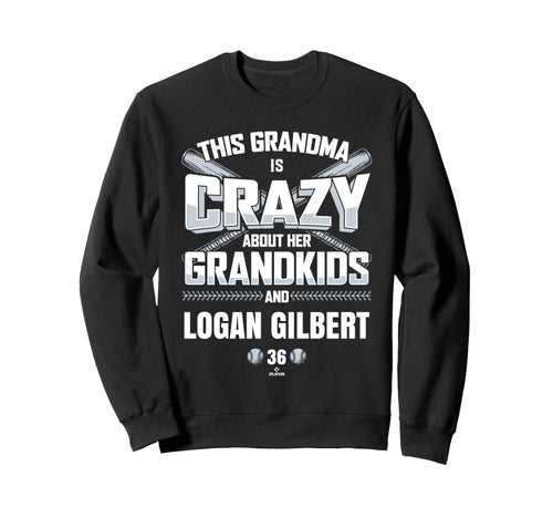 Grandma Crazy Logan Gilbert Sweatshirt - Casual Everyday Wear for Adults - T-Shirt, Sweatshirt, Hoodie