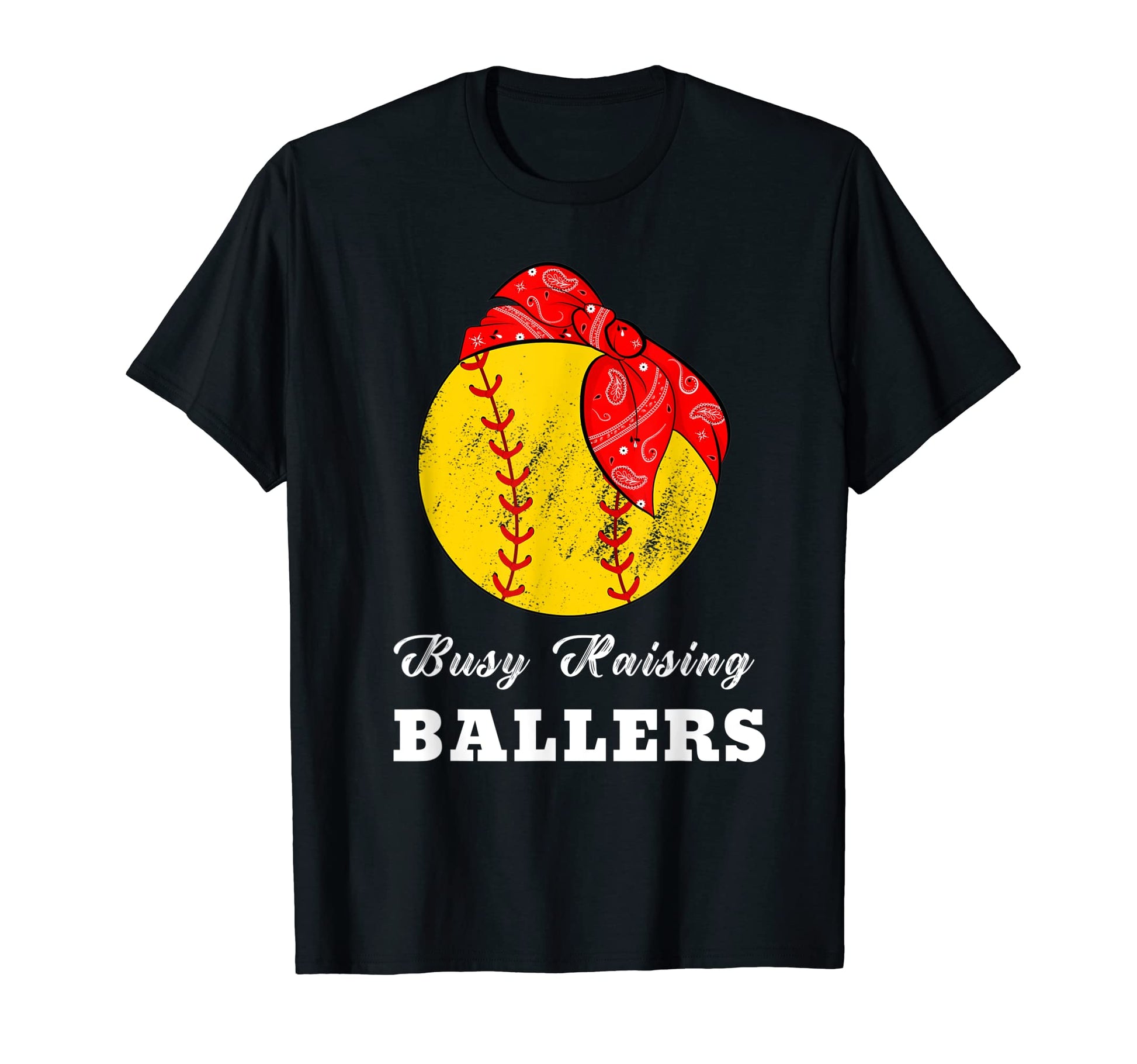 Busy Raising Ballers Funny Baseball T-Shirt - Aesthetic Graphic Unisex - T-Shirt, Sweatshirt, Hoodie