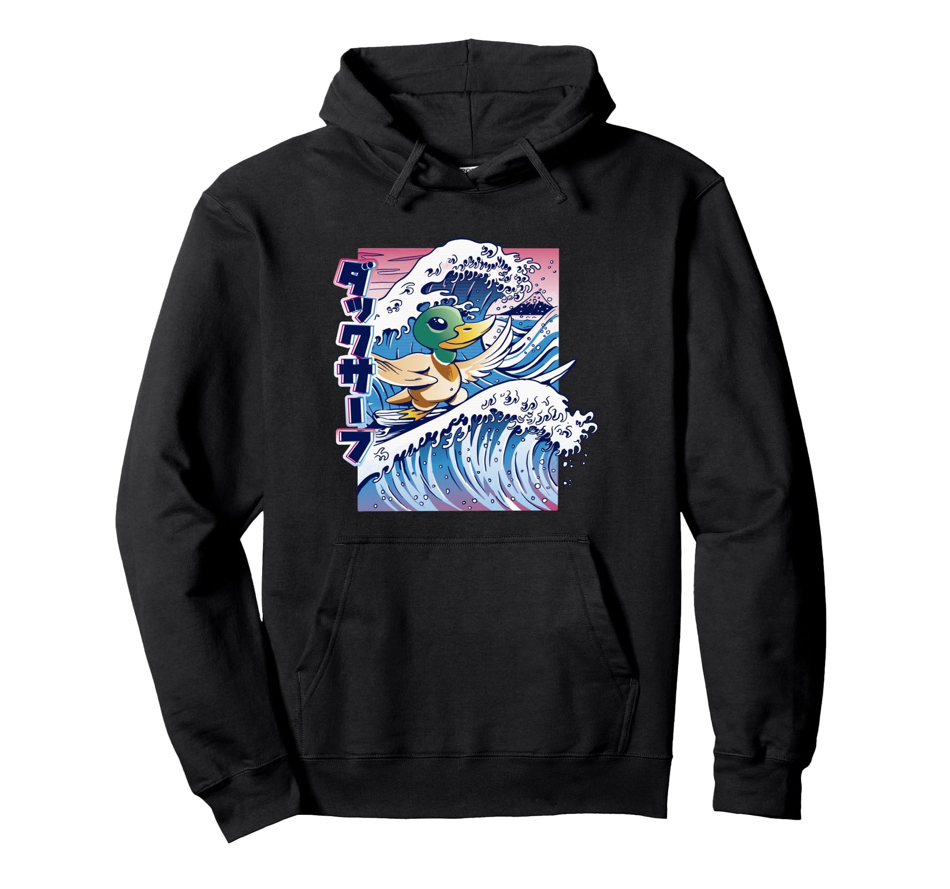 Vaporwave Aesthetic Japan Wave Kanagawa Hoodie - Custom Art Print Unisex - T-Shirt, Sweatshirt, Hoodie