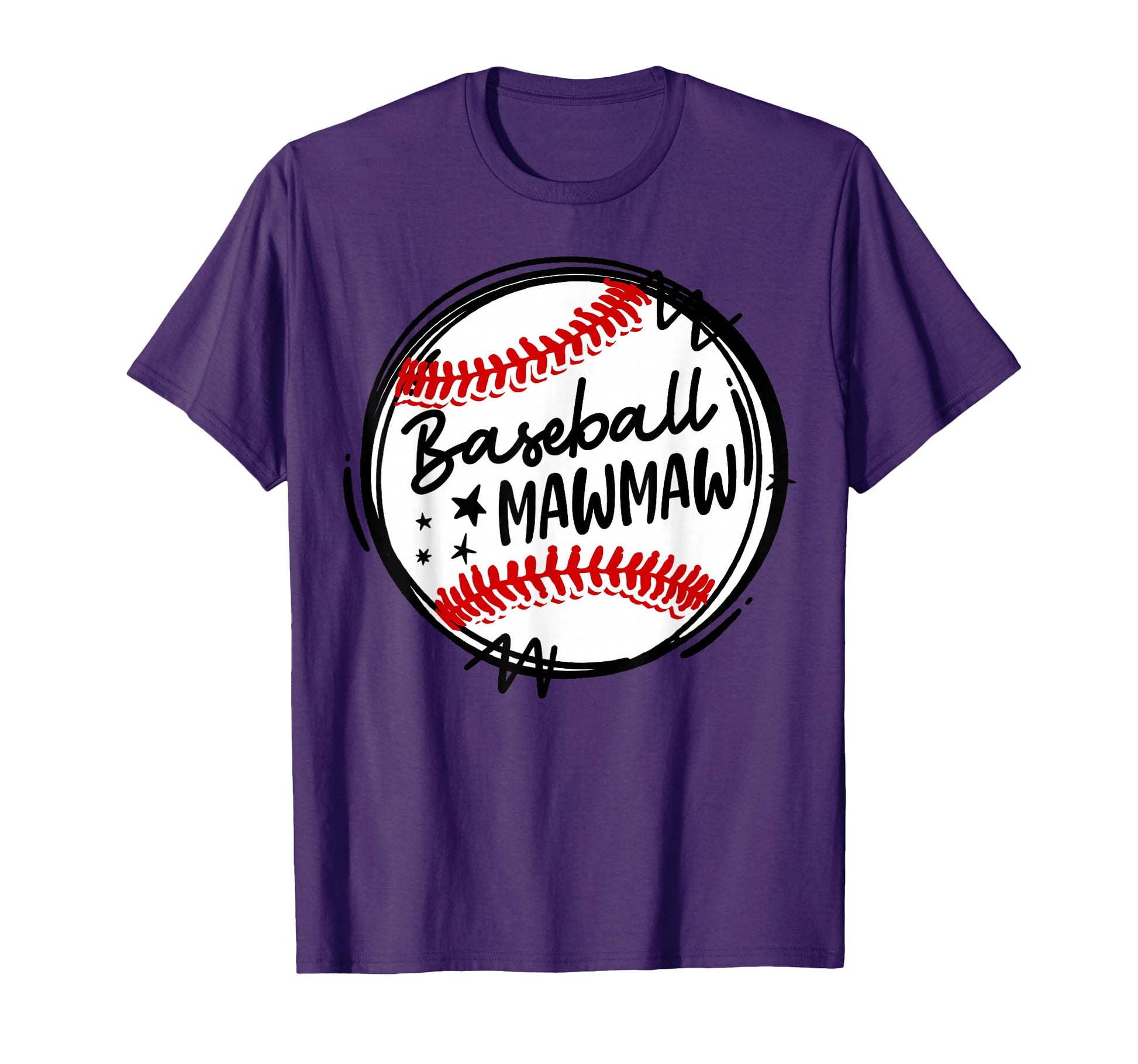 Baseball Lover Baseball Mawmaw T-Shirt - Fun Novelty Design Unisex - T-Shirt, Sweatshirt, Hoodie