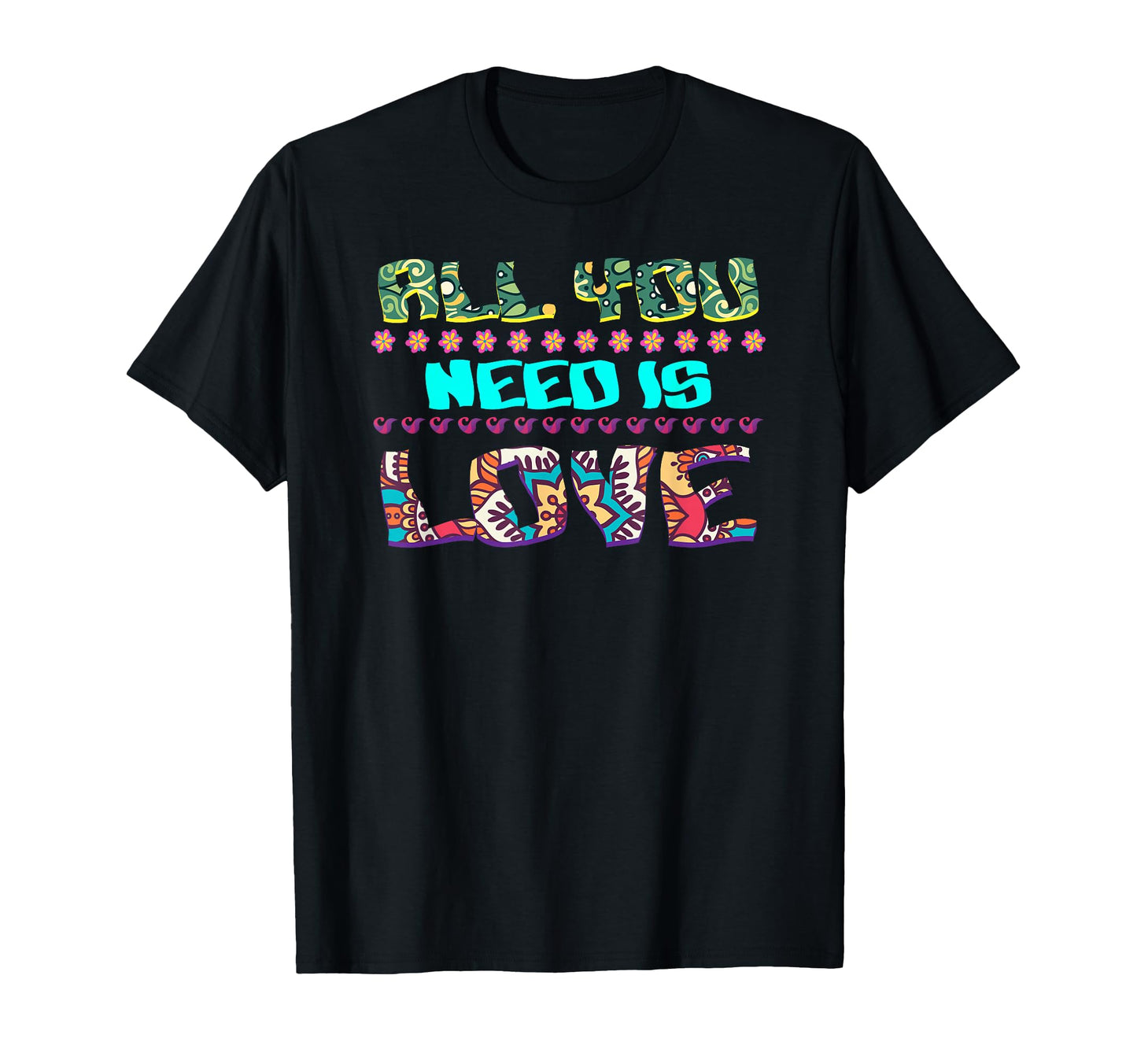Hippie Bohemian Flower Power Peace T-Shirt - Streetwear Style Men Women - T-Shirt, Sweatshirt, Hoodie
