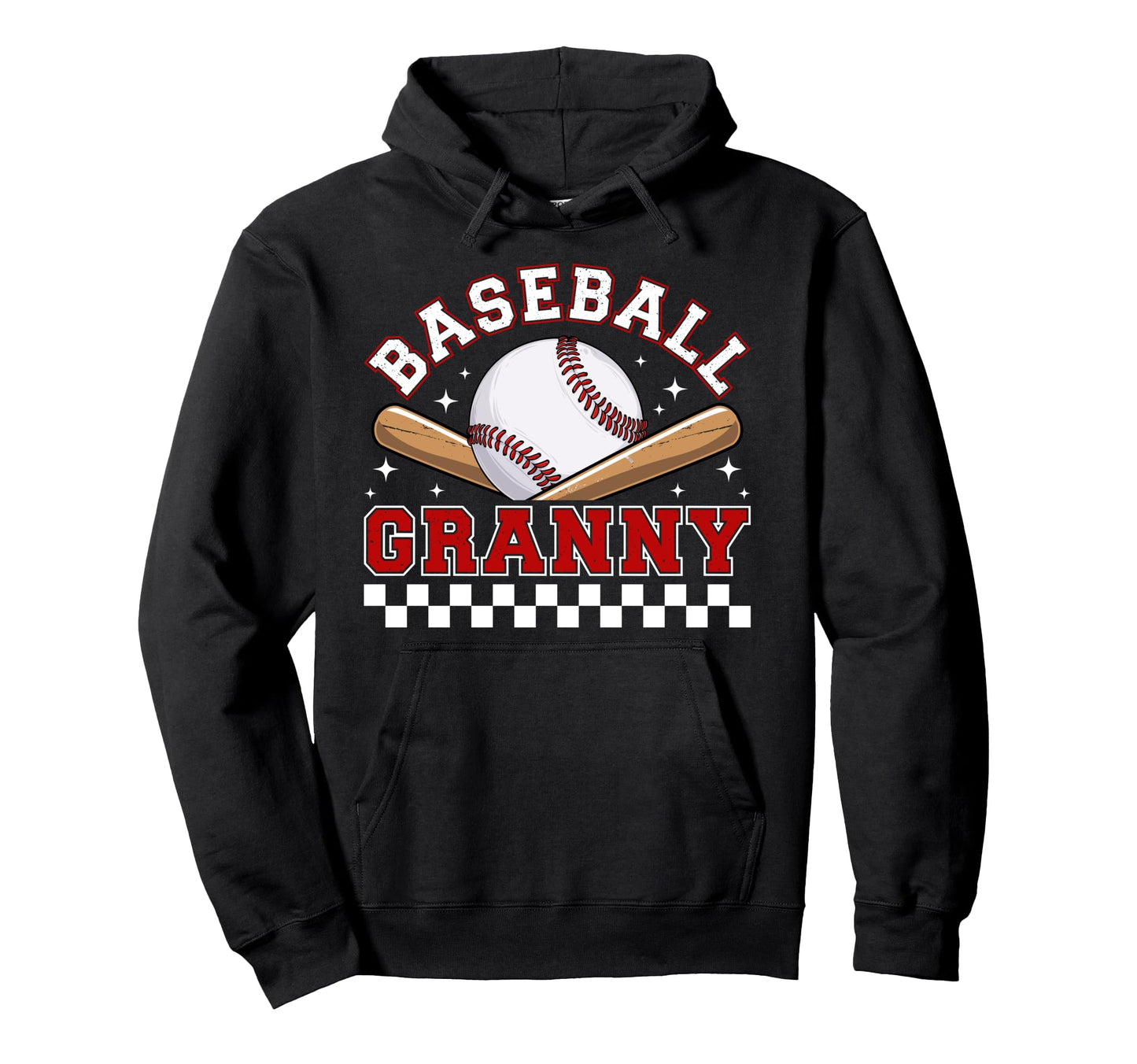 Baseball Granny Baseball Player Granny Hoodie - Casual Everyday Wear Unisex - T-Shirt, Sweatshirt, Hoodie