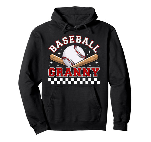Baseball Granny Baseball Player Granny Hoodie - Casual Everyday Wear Unisex - T-Shirt, Sweatshirt, Hoodie