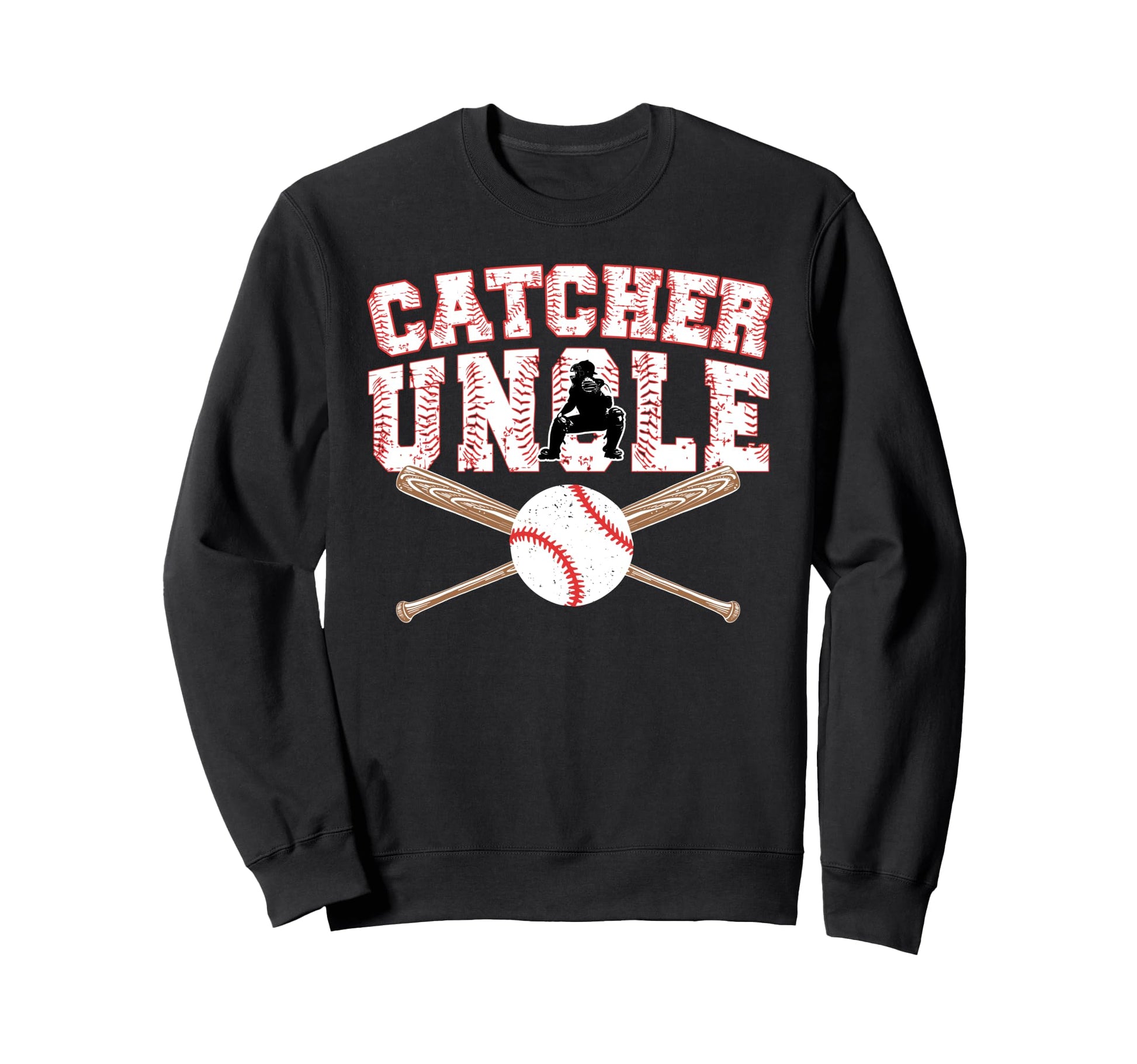 Baseball Catcher Uncle Baseball Sweatshirt - Trendy Graphic Men Women - T-Shirt, Sweatshirt, Hoodie