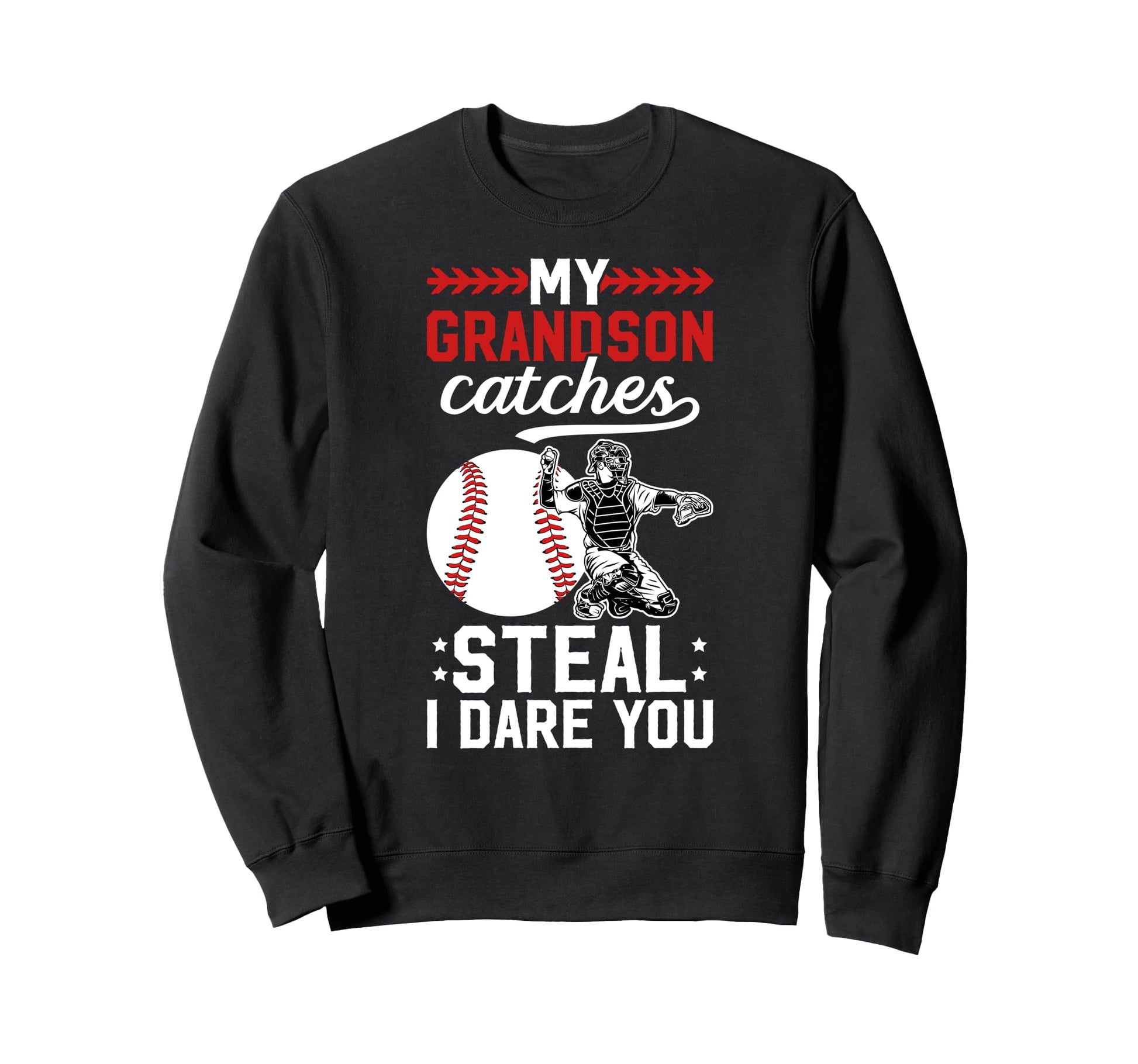 Funny Baseball Catcher Grandma Sweatshirt - Streetwear Style Men Women - T-Shirt, Sweatshirt, Hoodie