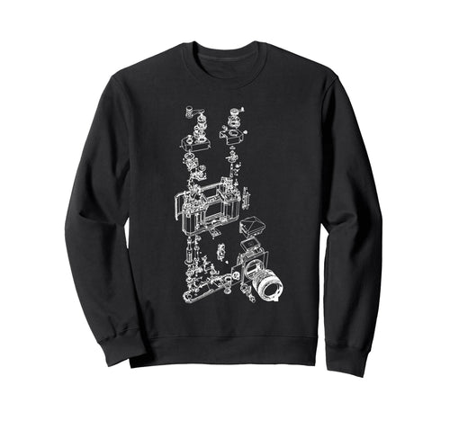 Film Camera Diagram Photography Sweatshirt - Streetwear Style for Adults - T-Shirt, Sweatshirt, Hoodie