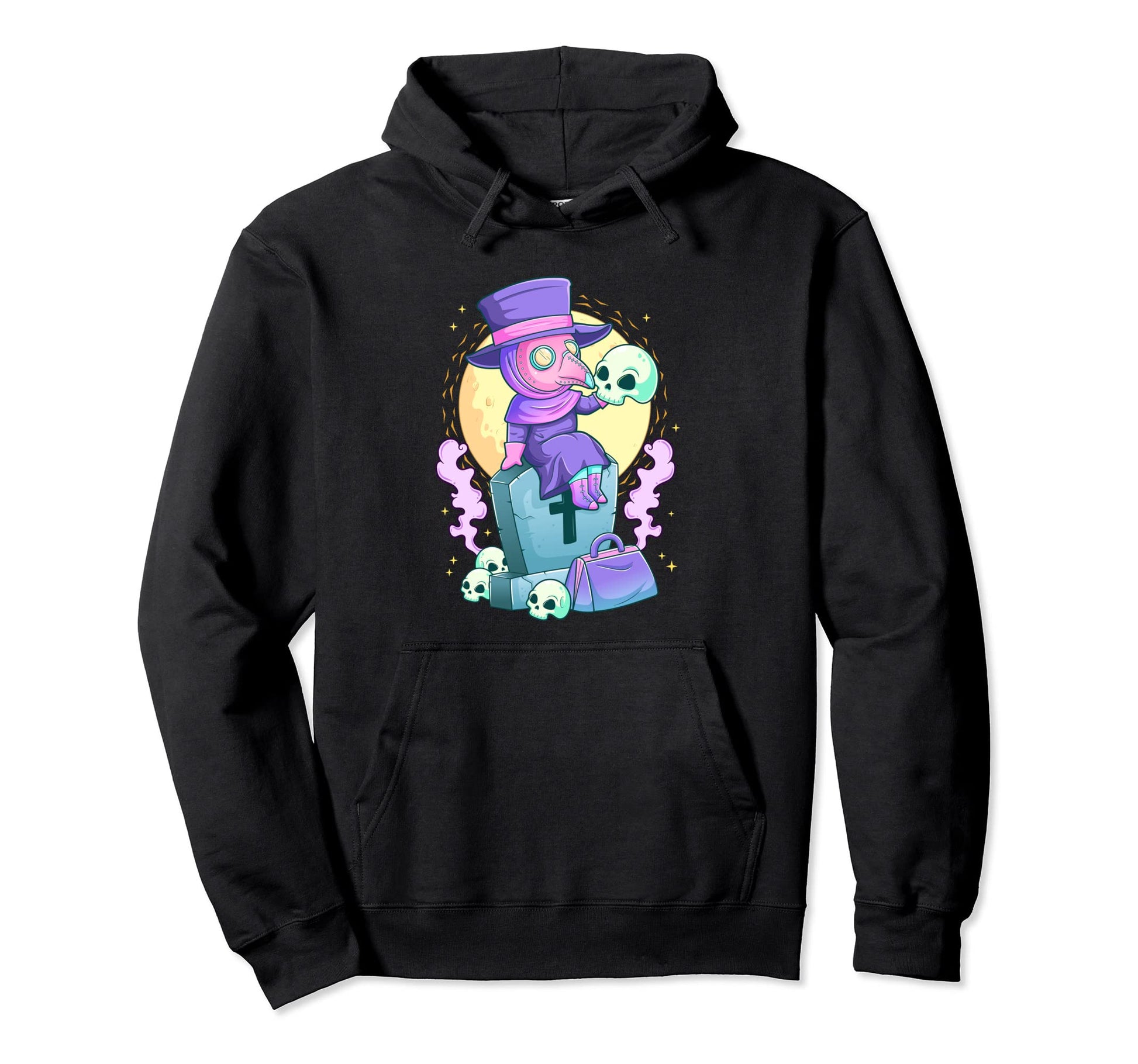 Kawaii Pastel Goth Creepy Plague Hoodie - Aesthetic Graphic Men Women - T-Shirt, Sweatshirt, Hoodie