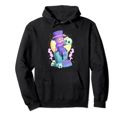 Kawaii Pastel Goth Creepy Plague Hoodie - Aesthetic Graphic Men Women - T-Shirt, Sweatshirt, Hoodie