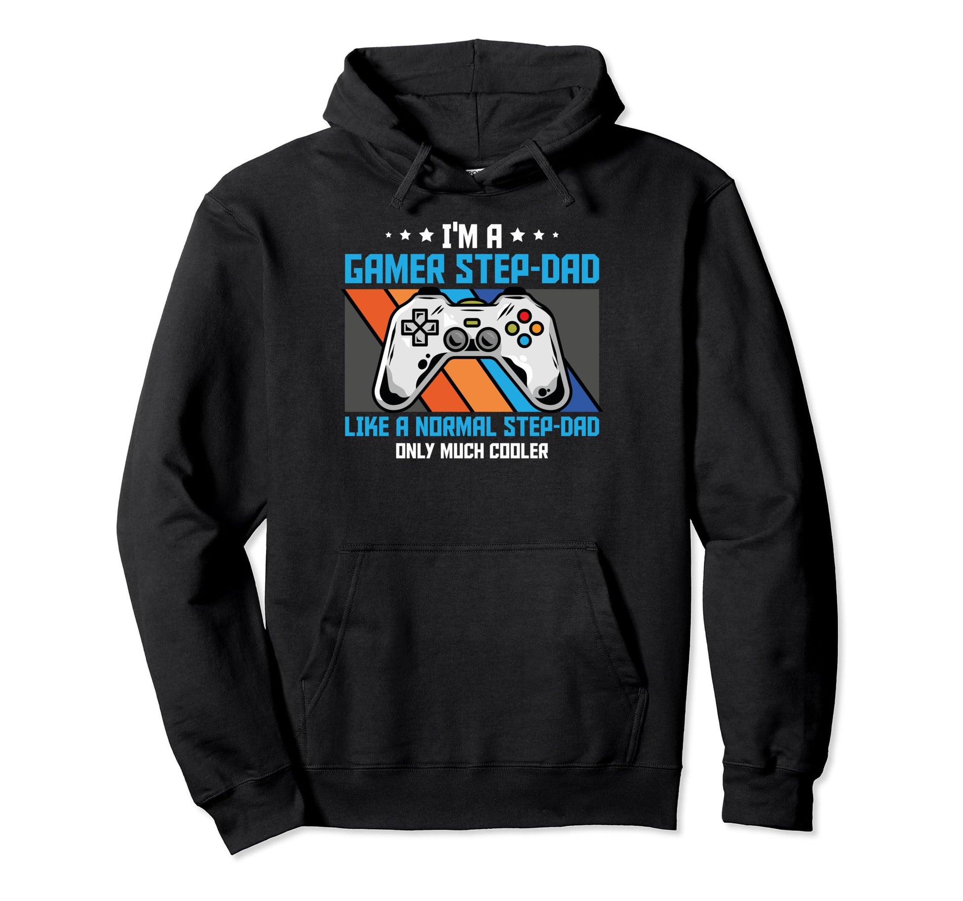 Funny Gaming Stepdad Fathers Day Im Hoodie - Aesthetic Graphic for Adults - T-Shirt, Sweatshirt, Hoodie