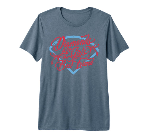 Best Friend Diamonds Are Baseball T-Shirt - Casual Everyday Wear Men Women - T-Shirt, Sweatshirt, Hoodie