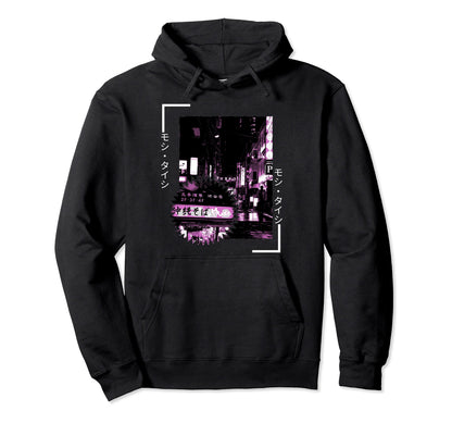 Vaporwave Aesthetic Japan 80S 90S Tokyo Hoodie - Graphic Print Men Women - T-Shirt, Sweatshirt, Hoodie